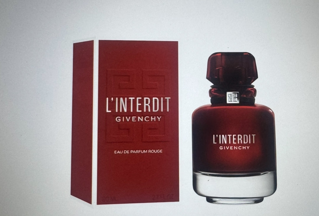 Givenchy L'interdit Rouge Eau de Parfum Spray for Women 2.7 Ounce