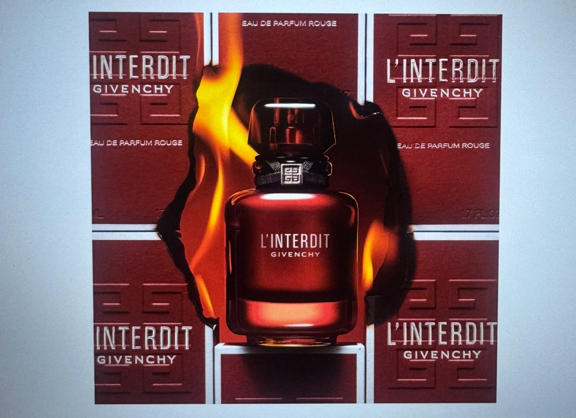 Givenchy L'interdit Rouge Eau de Parfum Spray for Women 2.7 Ounce