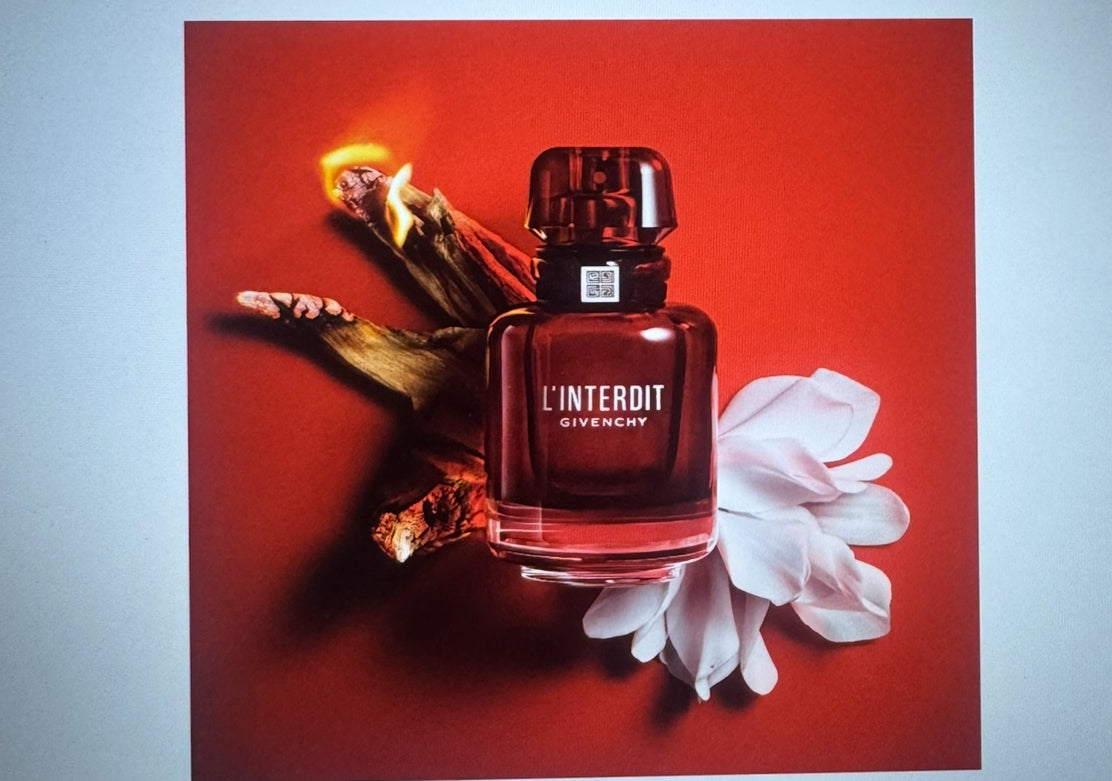 Givenchy L'interdit Rouge Eau de Parfum Spray for Women 2.7 Ounce