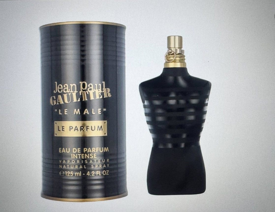 Le Male Le Parfum by Jean Paul Gaultier for Men 4.2 oz Eau de Parfum Intense Spray