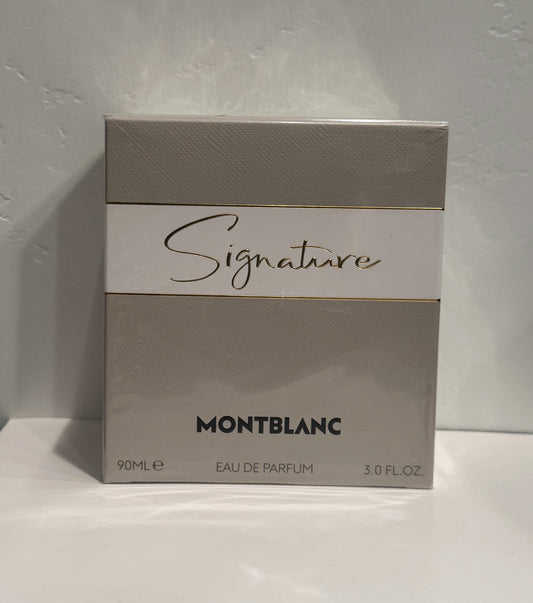 MONTBLANC Signature Eau de Parfum - Long Lasting Fragrance with notes of Orchids, Vanilla & Amber - Floral & Musky Size:3 Fl Oz (Pack of 1)